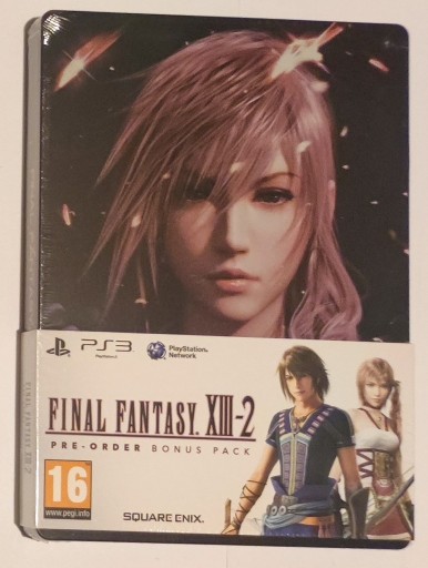 Zdjęcie oferty: Final Fantasy XIII-2 pre order pack Steelbook nowy PS3
