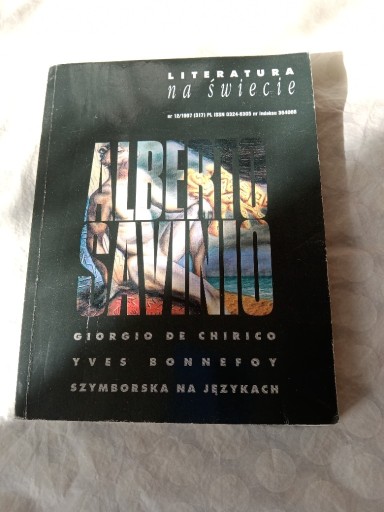 Zdjęcie oferty: Literatura na świecie nr 12/1997 – Alberto Savinio