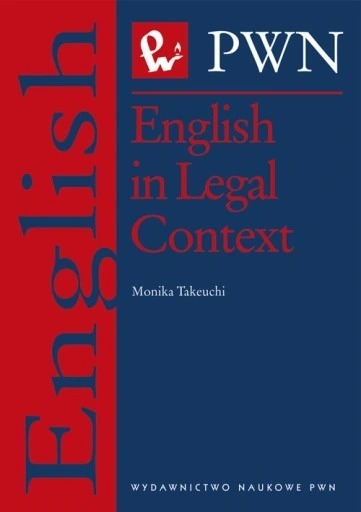 Zdjęcie oferty: English in legal context Monika Takeuchi 2017