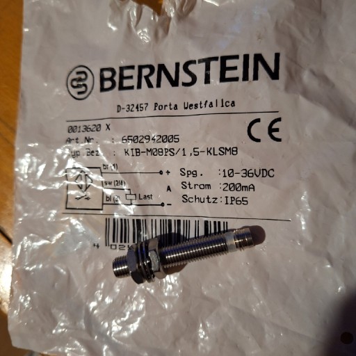 Zdjęcie oferty: Czujnik indukcyjny Bernstein KIB-M08PS/1,5-KLSM8