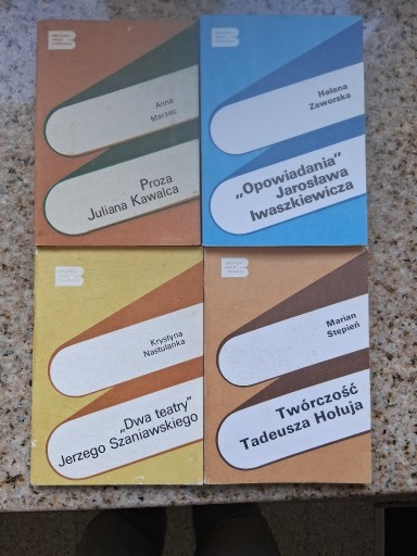Zdjęcie oferty: Biblioteka Analiz Literackich x 4 Iwaszkiewicz, Szaniawski, Kawalec, Hołuj