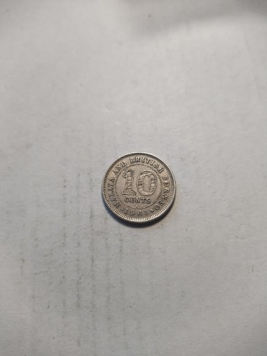 Zdjęcie oferty: Brytyjska Malezja i Borneo 10 cents 1961