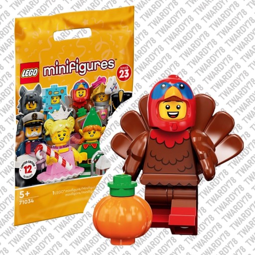 Zdjęcie oferty: LEGO Minifigures Seria 23 Indyk 71034 B/N