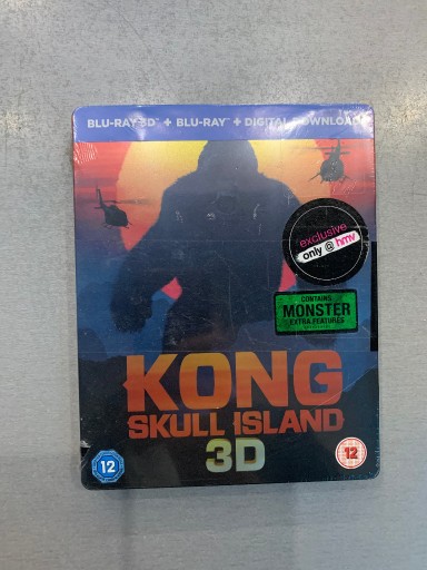 Zdjęcie oferty: Kong Wyspa Czaszki Blu-Ray 3D Steelbook PL