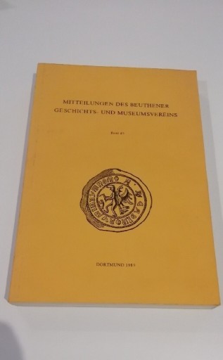 Zdjęcie oferty: Mitteilungen des Beuthener Geschichts- Band 49