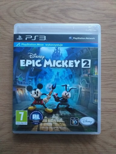 Zdjęcie oferty: Epic Mickey 2 PL PS3 po polsku dubbing Idealna
