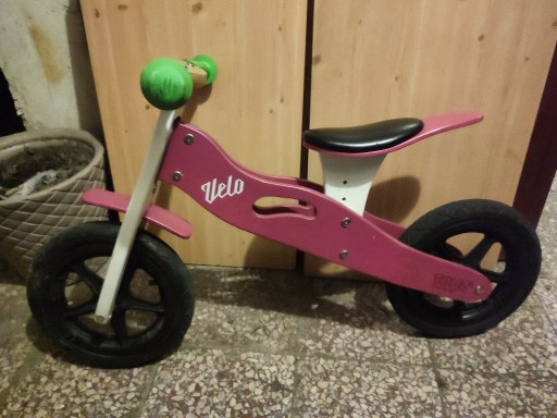 Zdjęcie oferty: Drewniany dziecięcy rowerek biegowy "Velo"