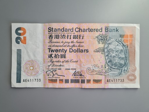 Zdjęcie oferty: Hong Kong - 20 Dollars (1995)