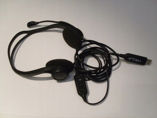 Zdjęcie oferty: Słuchawki z mikrofonem Logi usb headset