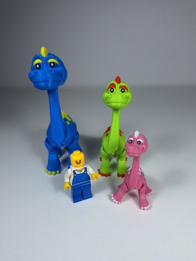 Zdjęcie oferty: Rodzina dinozaurów brontozaur model druk 3d 