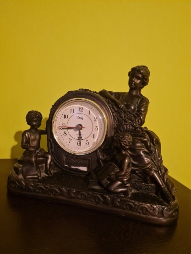 Zdjęcie oferty: Zegar figuralny stary kominkowy sprawny ideał