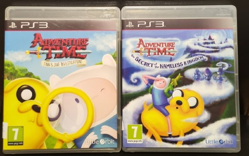 Zdjęcie oferty: Zestaw 2 gier ps3 Adventure Time PlayStation