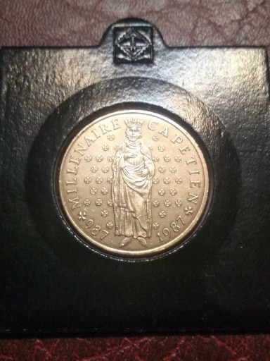 Zdjęcie oferty: Moneta Francja 10 franków 1987 Kapetyngowie 