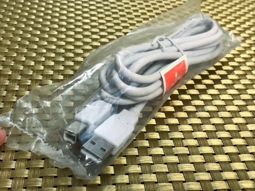 Zdjęcie oferty: Kabel przewód USB (A) - USB (B) 1,8m biały Pń