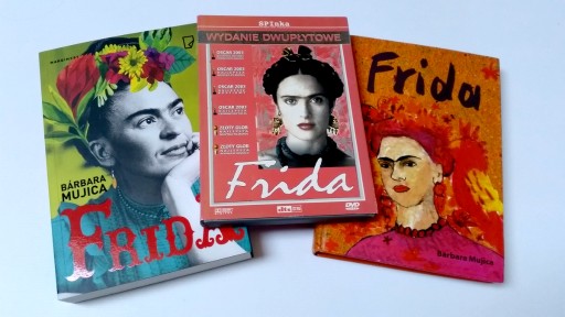 Zdjęcie oferty: pakiet FRIDA książki i film DVD