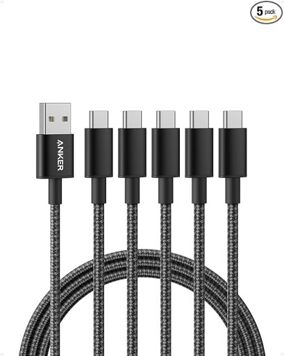 Zdjęcie oferty: ANKER kabel do ładowarki USB A na USB C 5szt