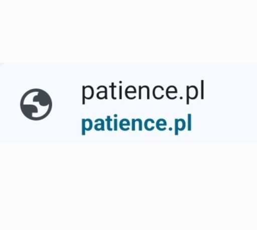Zdjęcie oferty: patience.pl domena