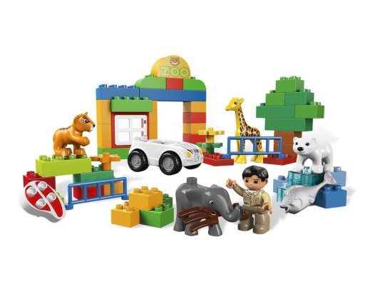 Zdjęcie oferty: -= LEGO DUPLO 6136 + 10801- MOJE PIERWSZE ZOO =-