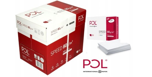 Zdjęcie oferty: PAPIER KSERO POLSPEED A4 80g 2500 KARTEK/5 RYZ