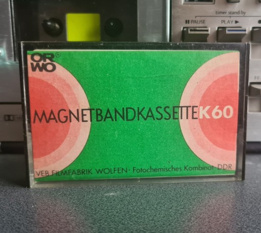 Zdjęcie oferty: ORWO Magnetbandkassette DDR Kaseta