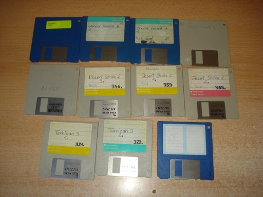 Zdjęcie oferty: Dyskietki Amiga 500  11 sztuk.
