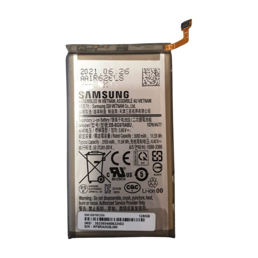 Zdjęcie oferty: Bateria demontaż Samsung Galaxy S10E EB-BG970ABU