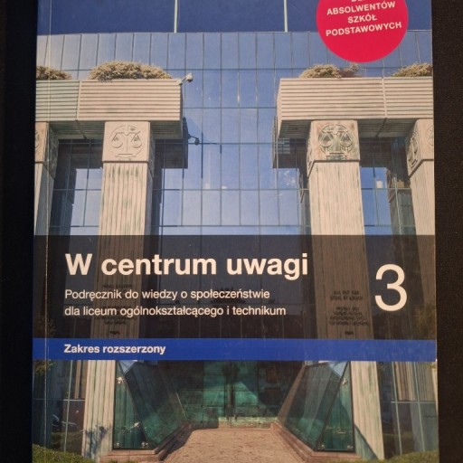 Zdjęcie oferty: W centrum uwagi 3 - Zakres rozszerzony