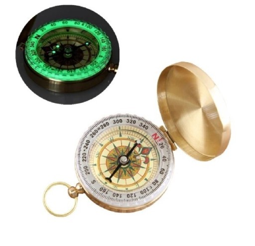 Zdjęcie oferty: Złoty kompas kieszonkowy