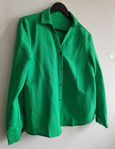 Zdjęcie oferty: Piękna koszula zielona damska S/M Guziki elegancka