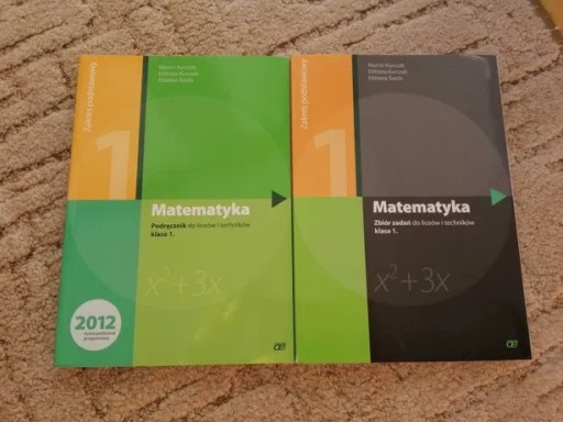Zdjęcie oferty: Matematyka podręcznik i zbiór zadań 1 - podstawa