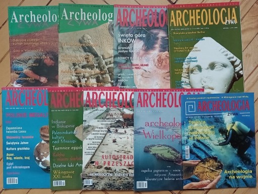 Zdjęcie oferty: Archeologia Żywa 9 szt. 1997 - 2008