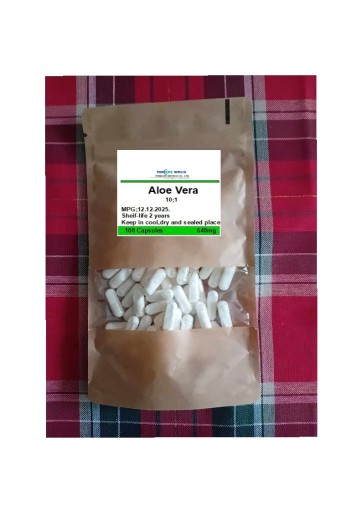 Zdjęcie oferty: Aloes kapsułka żelatynowa 100szt 640 mg