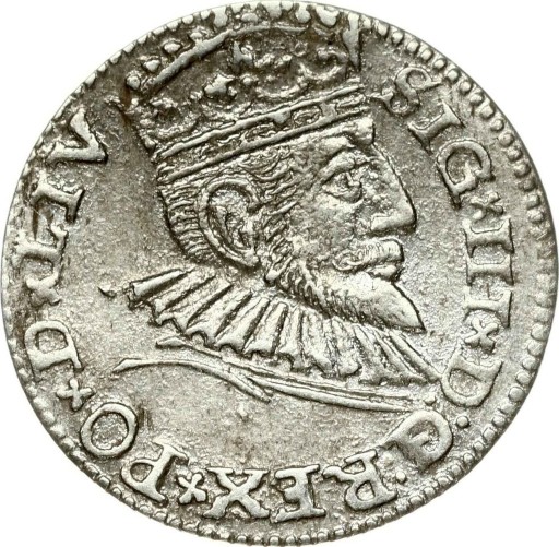 Zdjęcie oferty: Trojak 1593 Zygmunt III Waza - Ryga  