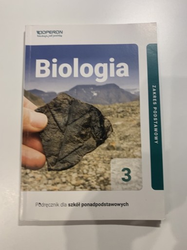 Zdjęcie oferty: Biologia 3 wyd. Operon, Jakubik, Szymańska