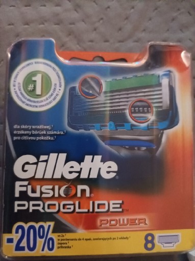 Zdjęcie oferty: Gillette fusion proglide 8 sztuk 