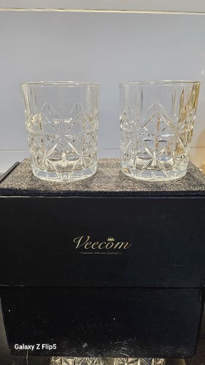 Zdjęcie oferty: Veecom, 2x kryształowe szklanki do whisky 