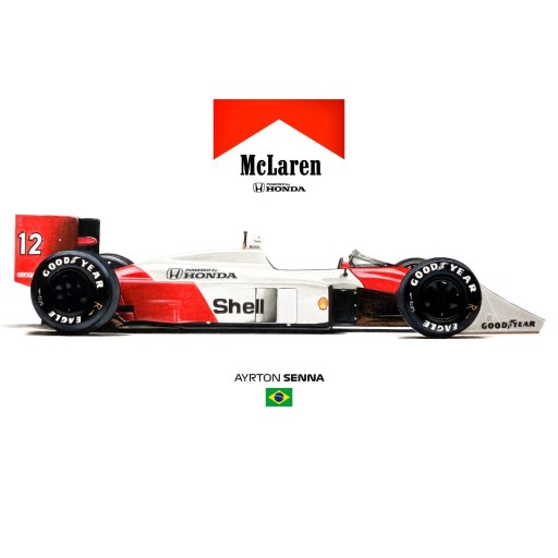 Zdjęcie oferty: Rysunek Auto F1 Mclaren na zamówienie A4 A3