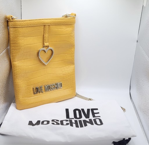 Zdjęcie oferty: Torebka LOVE MOSCHINO MINI żółta oryg. z paragonem