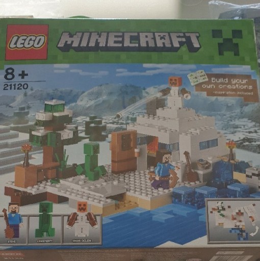 Zdjęcie oferty: Klocki Lego Minecraft 21120 Śnieżna Kryjówka 