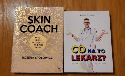 Zdjęcie oferty: PAKIET KSIĄŻEK: SKIN COACH, CO NA TO LEKARZ NOWE!