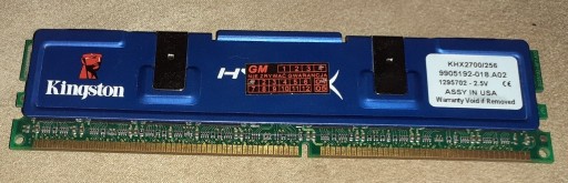 Zdjęcie oferty: Kingston KHX2700/256, TwinMOS 512MB M2G9J08A-MK