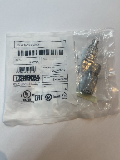 Zdjęcie oferty: VS-08-RJ45-5-Q/IP20 - Złącza wtykowe RJ45