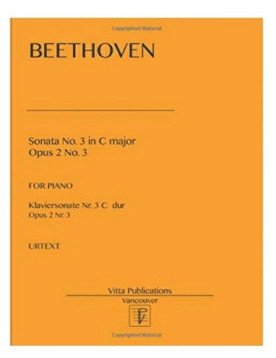 Zdjęcie oferty: Beethoven - Sonata No. 3 in C major: op.2 no. 3. 