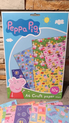 Zdjęcie oferty: Papier dekoracyjny Świnka Peppa dla dzieci 