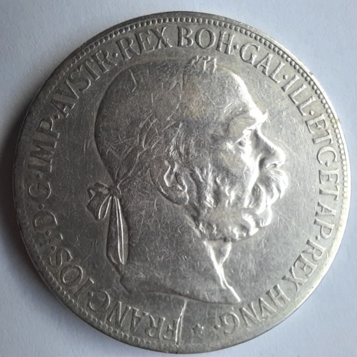 Zdjęcie oferty: 5 koron  1900 Austria , Ag900, N-8.525.000 szt.