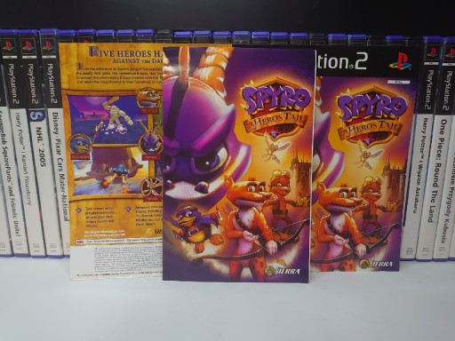 Zdjęcie oferty: Spyro A Hero's Tail OKŁADKA KSIĄŻECZKA PS2