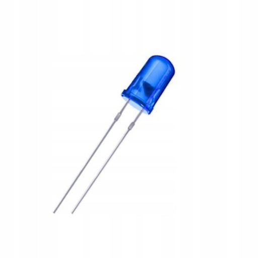 Zdjęcie oferty: Dioda LED 5mm Niebieska (10 sztuk)