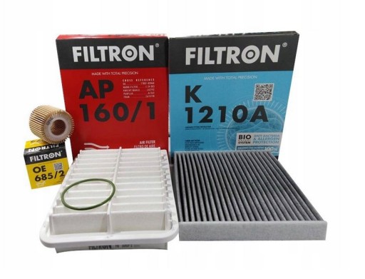 Zdjęcie oferty: Komplet filtrów TOYOTA 685/3 AP 160/1 K1210A