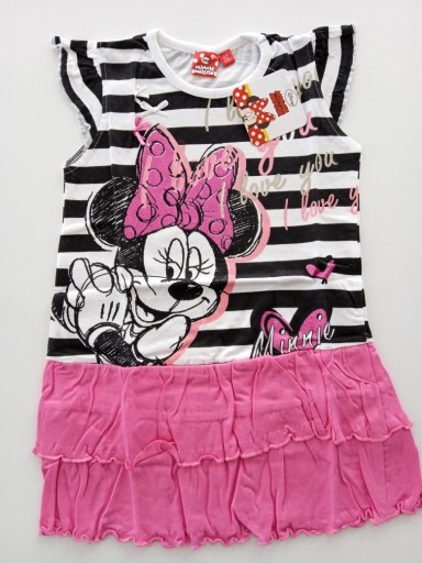 Zdjęcie oferty: Sukienka tunika Minnie Mouse 128 cm