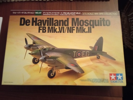 Zdjęcie oferty: De Havilland Mosquito MK VI/NF MK.II 1:72 Tamiya